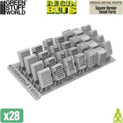 Mecha Detail Parts - Square Vernier Detail Parts (28pcs)