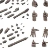 Mecha Supply Assorted 02 Propellant Tank Set Gun Metal Ver.