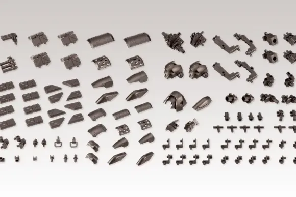 Mecha Supply Assorted 04 X Armor Set Gun Metal Ver.