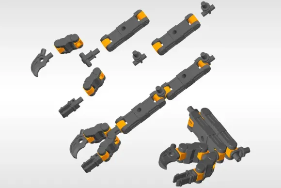 Mecha Supply 02 Flexible Arms Type B (Reissue)