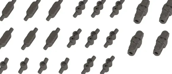 Mecha Supply 20 Joint Set D: Gun Metal Ver.
