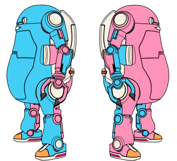 1/35 Mechatro WeGo No.03 "Light Blue & Pink"