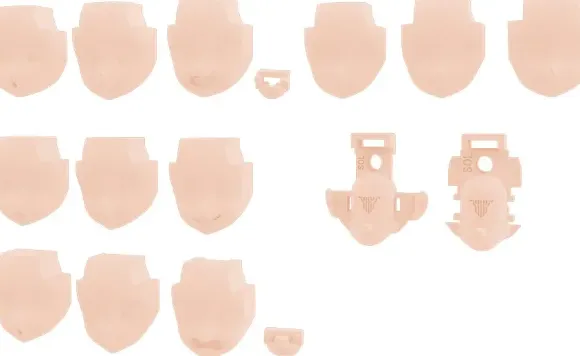 1/1 Megami Device M.S.G 05 Face Set SOL Skin Color C