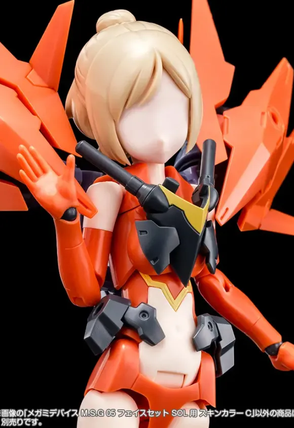 1/1 Megami Device M.S.G 05 Face Set SOL Skin Color C