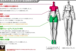 1/1 Megami Device M.S.G 01 Tops Set Skin Color C (Reissue)