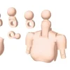 1/1 Megami Device M.S.G 01 Tops Set Skin Color B