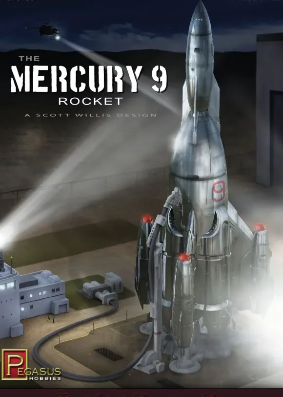 1/350 Mercury 9 Rocket Detail Up Set