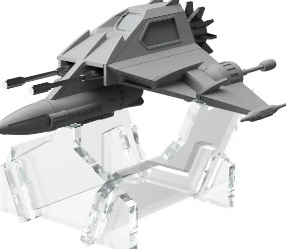 1/144 Message from Space: Galactic Wars: Liabe Special Plastic Model Kit Exclusive Acrylic Pedestal Set