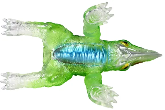 Middle Size Series Gamera 3rd Guiron (1969) Clear Green Ver.