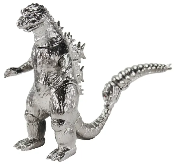 Middle Size Series (13th) Godzilla (1964) Plated Paint Silver Ver.
