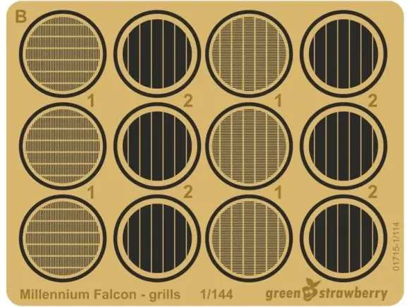1/144 Millenium Falcon Grills - Etching (Bandai)
