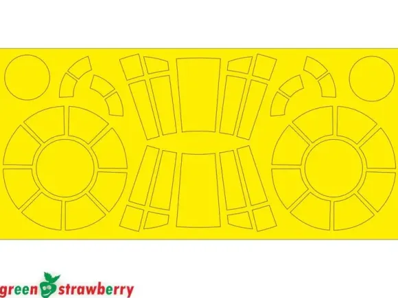 1/144 Millenium Falcon (Mask) -- Canopy & gun wells