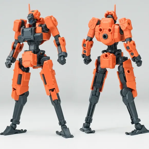 1/18 3 min project Series Fenrir Plastic Model Kit (Orange)