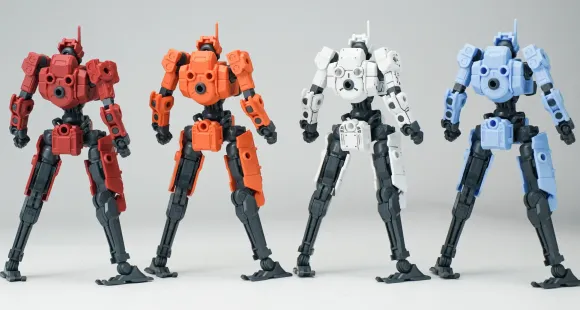 1/18 3 min project Series Fenrir Plastic Model Kit (Orange)