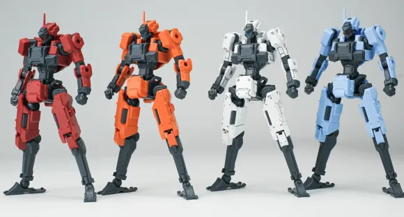 1/18 3 min project Series Fenrir Plastic Model Kit (Light Blue)