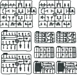 1/18 3 min project Series XENTINEL Plastic Model Kit (Black)