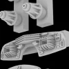 1/537 Miranda Class Starship Phaser & Torpedo Launcher (for AM)