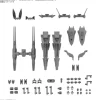1/144 30MM Option Parts Set 13 (Leg Booster / Wireless Weapon Pack)