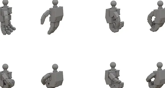 MODEROID T Hand Parts Set (M) from Titanomachia SIDE:CE