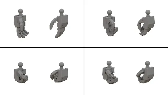 MODEROID T Hand Parts Set (M) from Titanomachia SIDE:CE