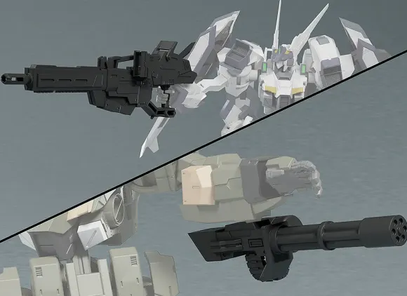 MODEROID Weapon Set 01 from Titanomachia SIDE:CE