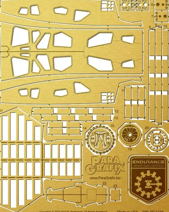 1/72 Moebius Model Inter Stellar Ranger Etching Parts Set