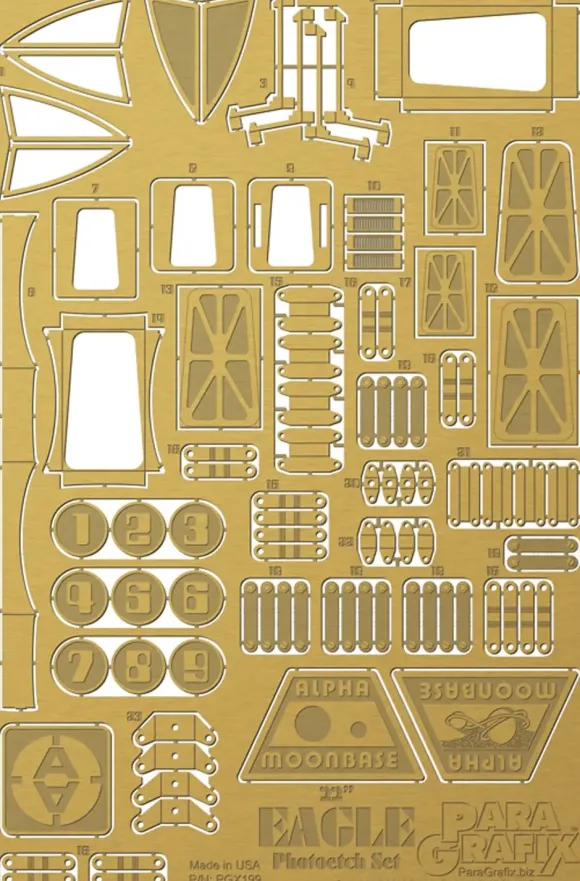 1/48 MPC Space 1999 Eagle Transporter Photo-Etched Parts Set