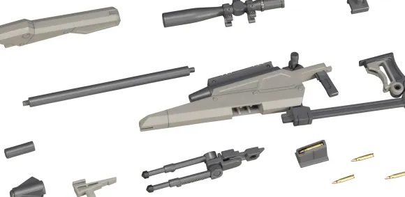 M.S.G Modeling Support Goods: Weapon Unit 09 New Sniper Rifle (Reissue)