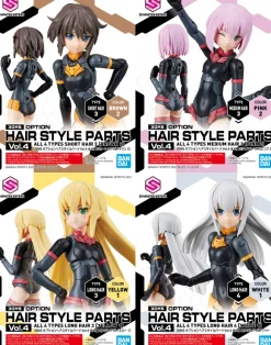 30MS Optional Hairstyle Parts Vol.4: 1 Box (4 pcs)