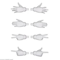 30MS Optional Hand Parts (White / Black)