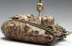1/72 Multi-turreted Tank Akuyaku #1 Short Gun Barrel ver.