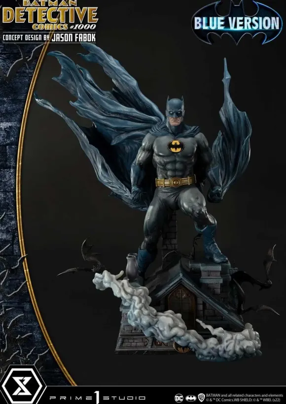 1/3 Museum Masterline Batman (Comics) Batman Detective Comics #1000 Cover Art (Concept Design By Jason Fabok) Blue Version