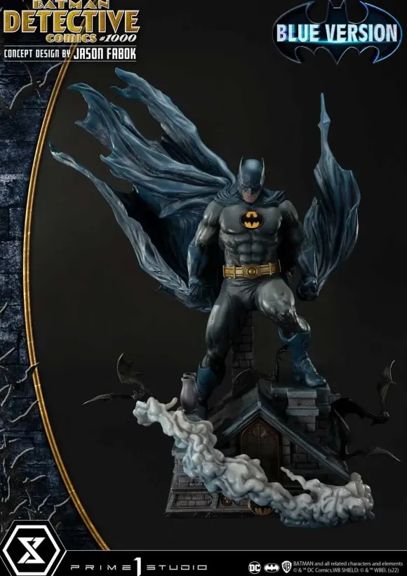 1/3 Museum Masterline Batman (Comics) Batman Detective Comics #1000 Cover Art (Concept Design By Jason Fabok) Blue Version