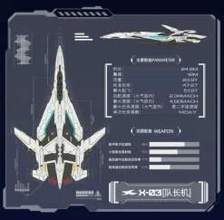1/100 Nantianmen Project Xuannu Type III Sky Fighter X-03 Captain Machine Plastic Model Kit