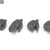 New F Hands Round M Gray
