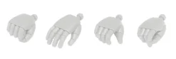 New F Hands Round S White