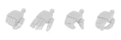 New F Hands Square M White