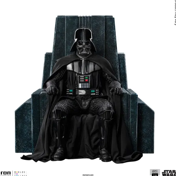 1/4 Obi-Wan Kenobi - Iron Studios Statue: Legacy Replica Series - Darth Vader on Throne