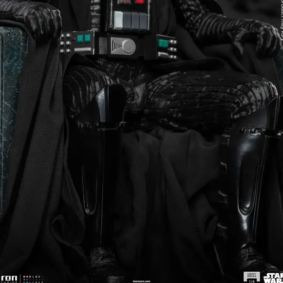 1/4 Obi-Wan Kenobi - Iron Studios Statue: Legacy Replica Series - Darth Vader on Throne