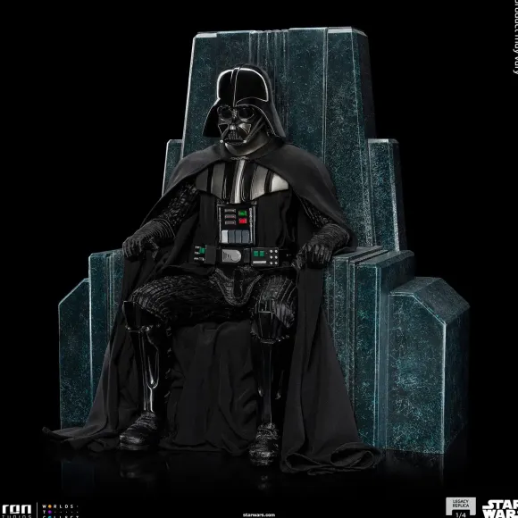1/4 Obi-Wan Kenobi - Iron Studios Statue: Legacy Replica Series - Darth Vader on Throne