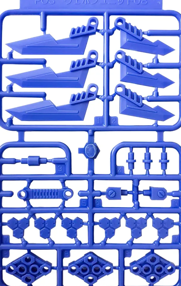 Pla Act Option Series08:Gimic knife2 blue