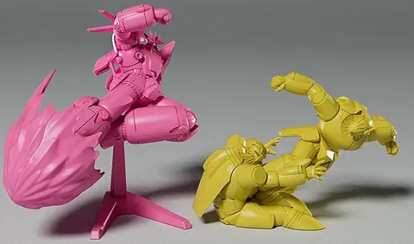 PLAMAX MF-64: minimum factory Gunbuster Super Inazuma Kick/RX-7 Inazuma Kick Effect Color Ver. (Gunbuster)