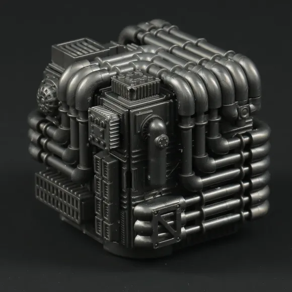 PLAMOISM Mozu Boulder Piping Construction Kit