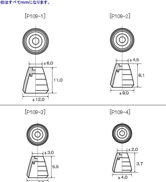 Plastic Unit P109 Vernier Nozzle II (Reissue)