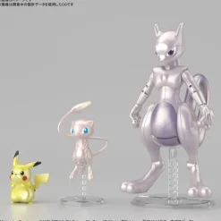 Pokemon Plamo Collection Mewtwo, Mew & Pikachu Set