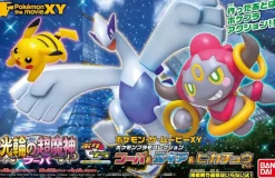 Pokemon Plamo Hoopa & Lugia & Pikachu Set