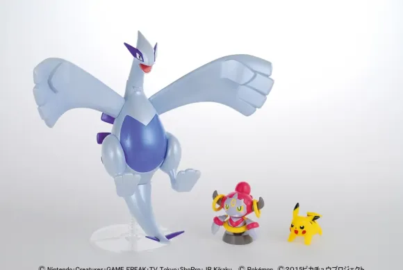 Pokemon Plamo Hoopa & Lugia & Pikachu Set