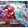 Pokemon Plamo No.31+32+33 Red Genesect & Gensect & Mewtwo