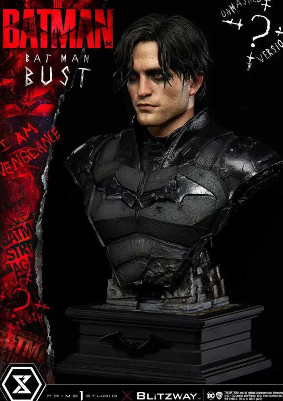 1/3 Premium Bust The Batman Batman Unmasked