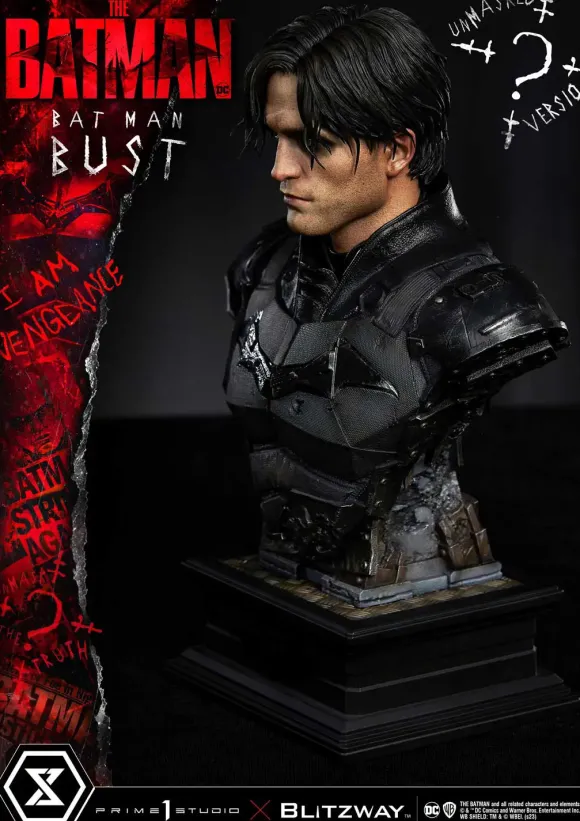 1/3 Premium Bust The Batman Batman Unmasked